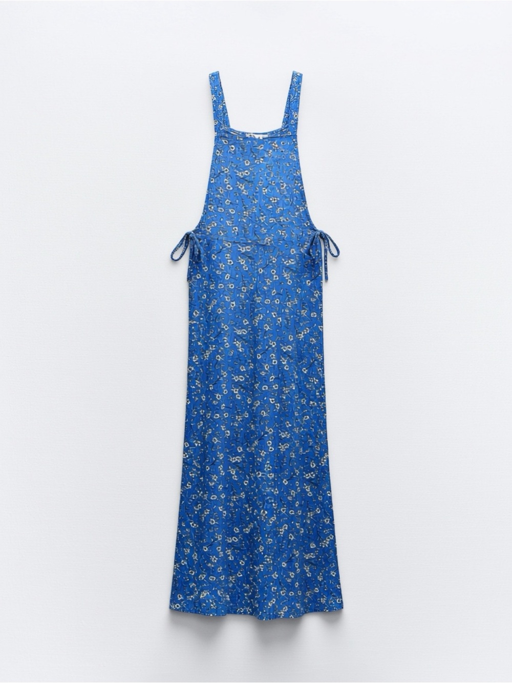 Jenna & Jessie brand - Blue Floral Tie-Side Onesie Pants - Size 10